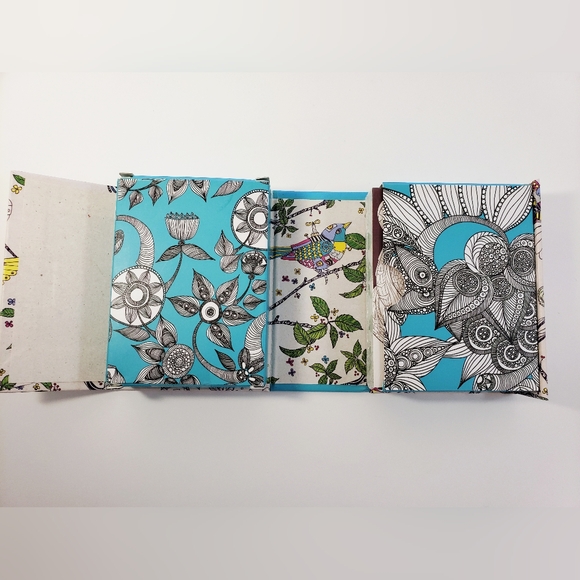 50 CARDS- ART THERAPY COLORING KIT - NWT - Picture 2 of 13